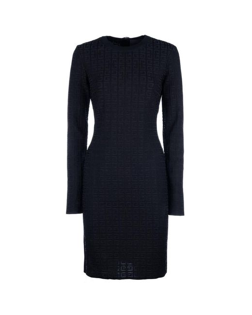 Givenchy Blue 4G Jacquard Dress