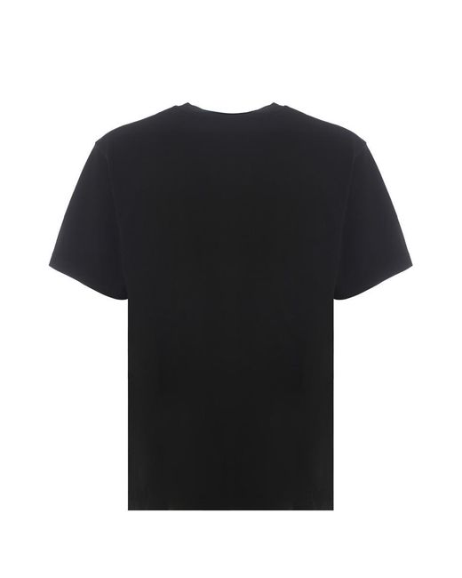 KENZO Black T-Shirt " Drawn Varsit" for men