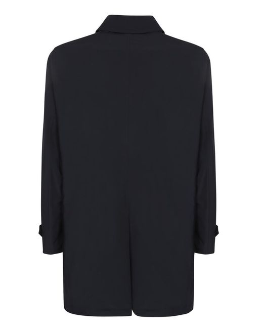 Moorer Blue Three-quarter Coats for men