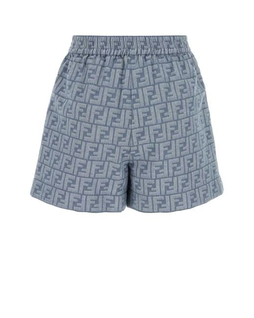 Fendi Shorts in Blue | Lyst Canada