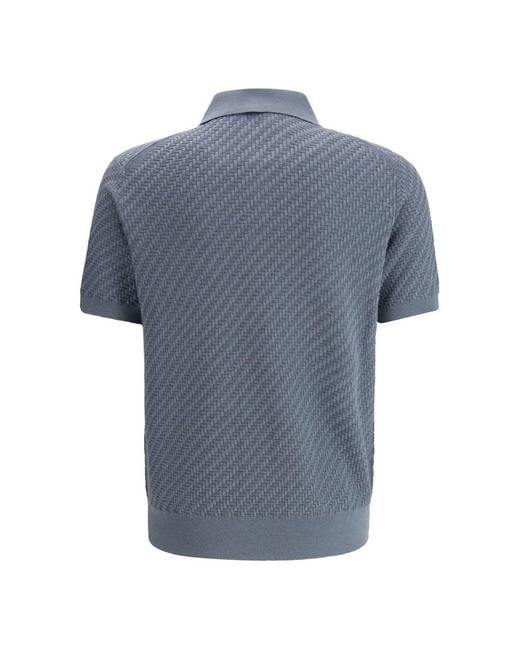 Brioni Blue Polo Shirts for men