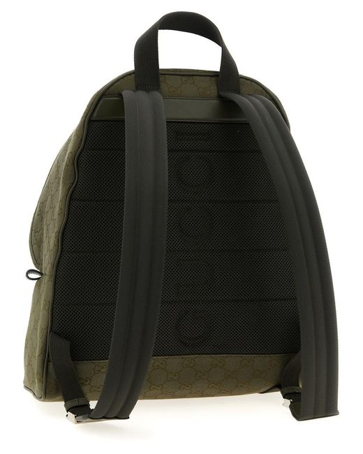 Gucci Green Medium Gg Backpack for men