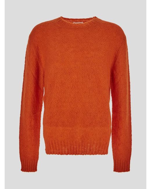 Jil Sander Orange Sweaters for men