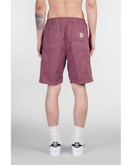 Carhartt Red Flint Short Shorts for men
