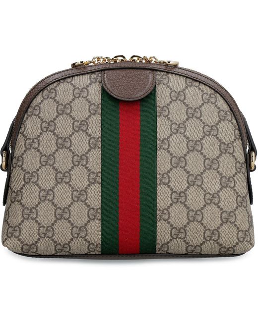 Gucci Natural Ophidia Gg Supreme Fabric Shoulder-Bag