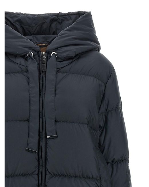 Max Mara Blue 'Seia' Down Jacket