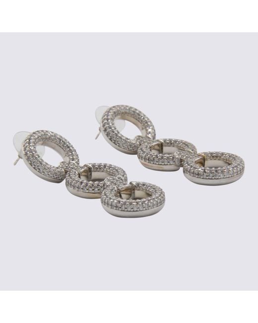 Self-Portrait Metallic Bijoux Argento