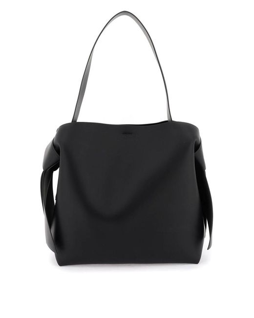 Acne Black Musubi Midi Shoulder Bag