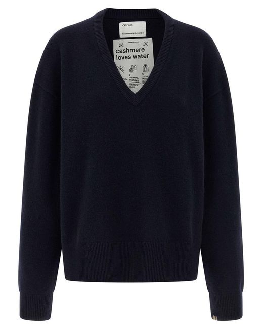 Extreme Cashmere Women's Blue 'N°457 Jack' Sweater