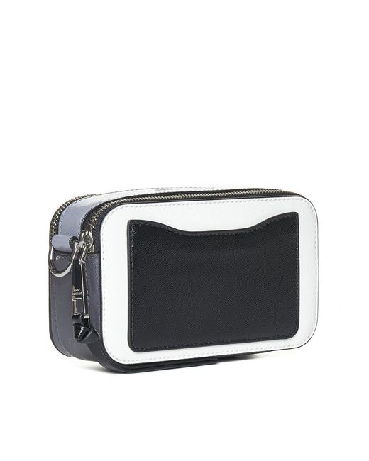 Snapshot leather crossbody bag Marc Jacobs White in Leather - 33085182