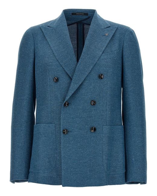 Tagliatore Blue 'Montecarlo' Blazer for men
