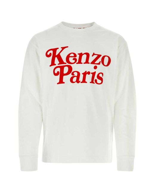 KENZO White T-shirt for men
