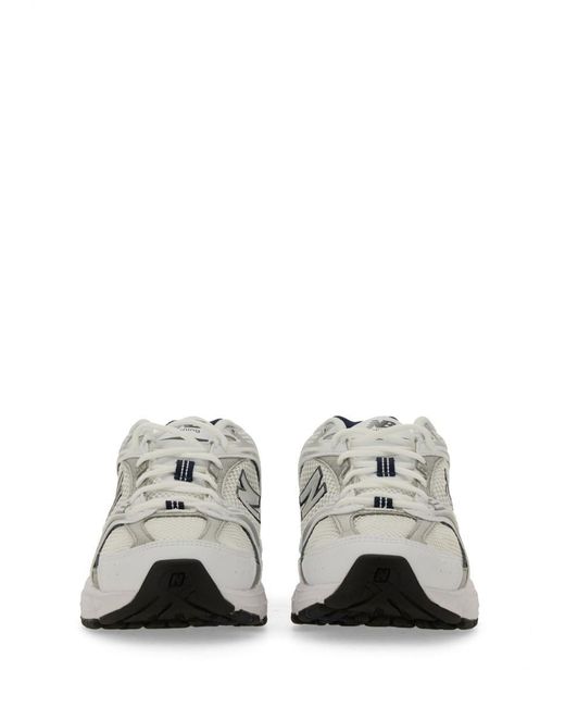 New Balance White Sneaker "530"