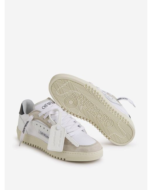 Off-White c/o Virgil Abloh White Leather 5.0 Sneakers