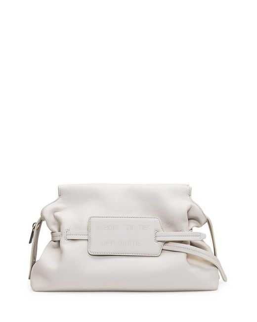 Off-White c/o Virgil Abloh White Off- Clutch With Zip-Tie Label