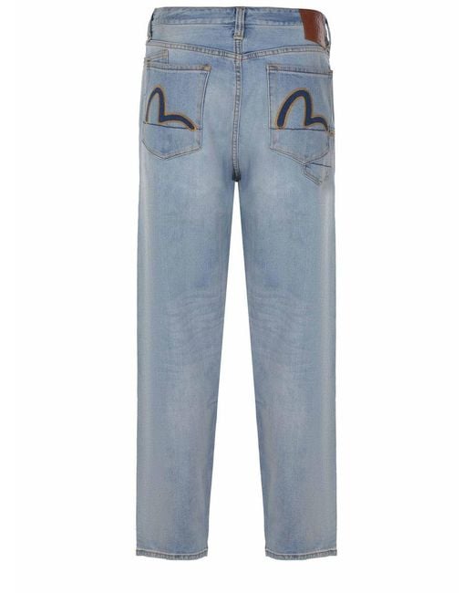 Evisu Blue Jeans Light Denim for men