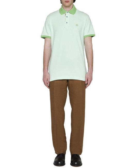 Etro Green T-Shirts And Polos for men