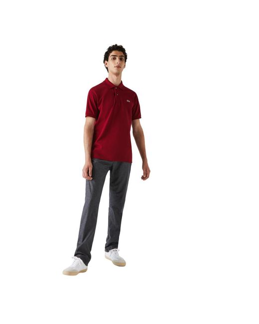 Lacoste Red Polo for men