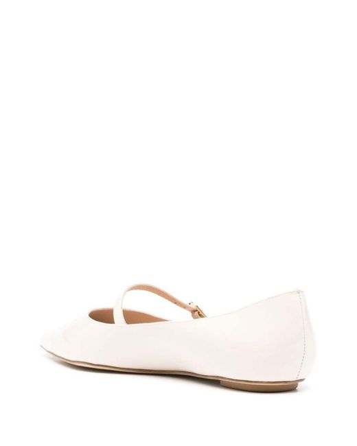 Stuart Weitzman Natural Flat Shoes