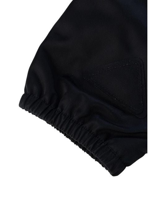 Prada Black Gloves for men