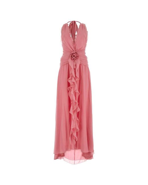 Blumarine Pink Long Dresses