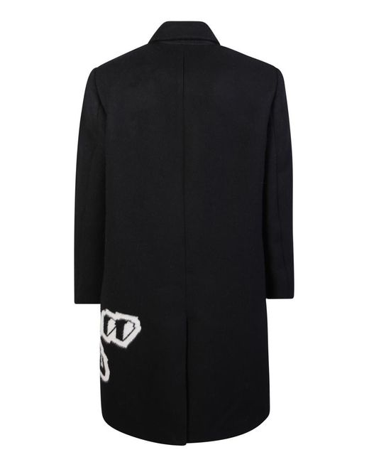 Off-White c/o Virgil Abloh Black Coats for men