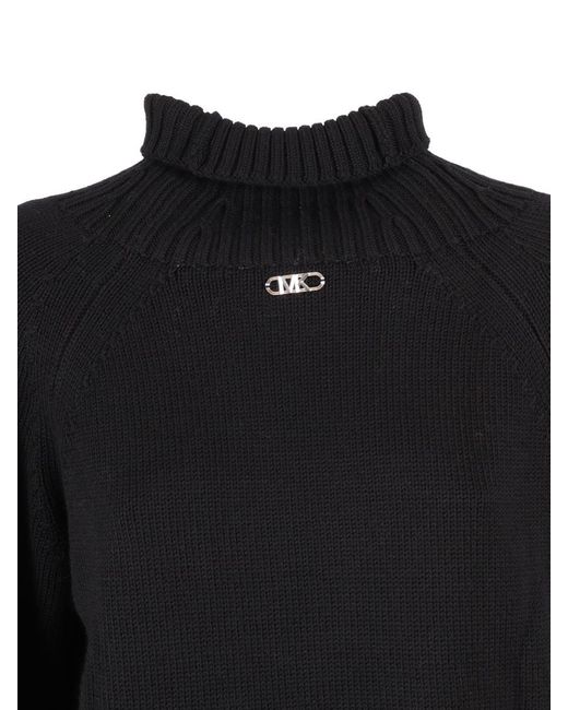 Michael Kors Black Solid Tnk Easy Sweater