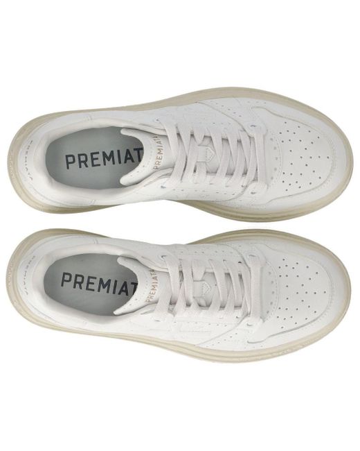 Premiata White Quinnd 7424 Sneaker