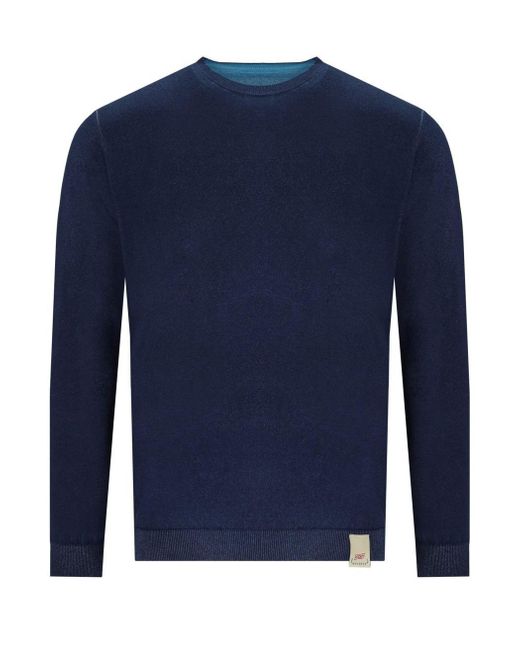 Bob Blue Bart Reversible Crewneck Pullover for men