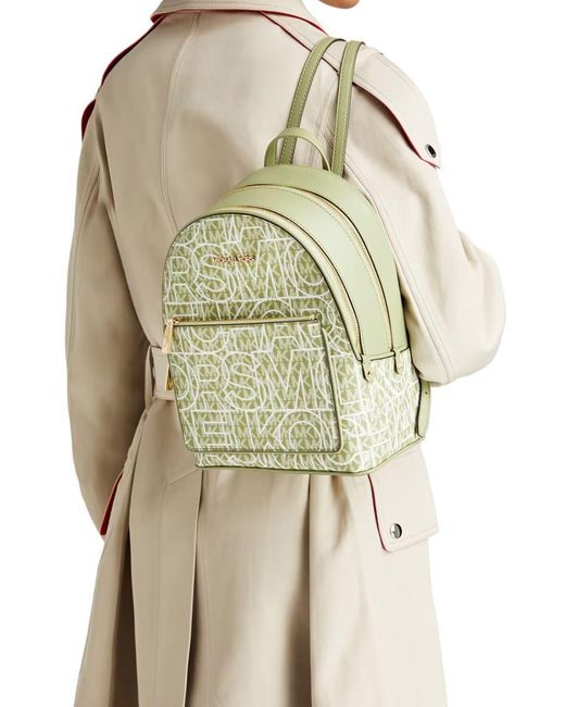 Michael Michael Kors Leonie Monogram-logo Backpack In Brown