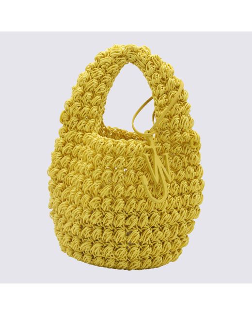 J.W. Anderson Yellow Tricot Anchor Satchel Bag