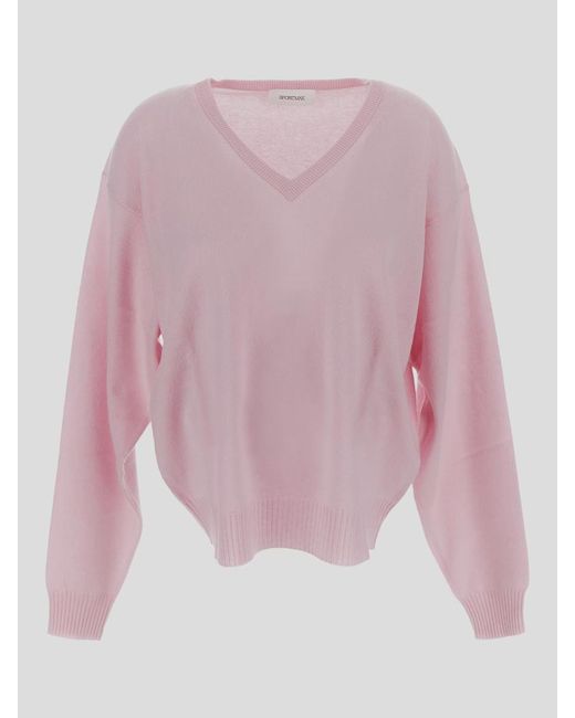 Sportmax Pink Sweaters