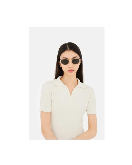 Retrosuperfuture Black X Sunglasses