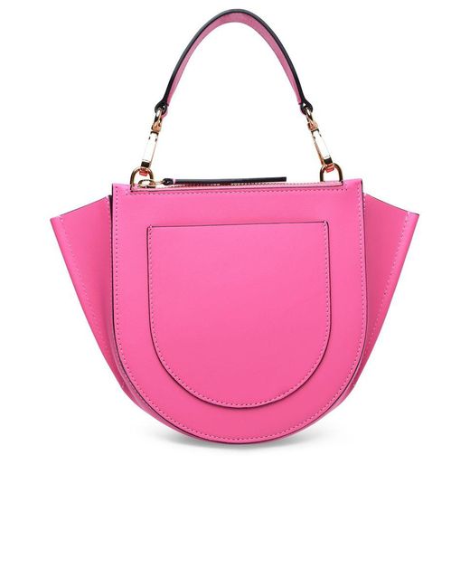 Wandler 'hortensia' Mini Bag In Pink Calf Leather