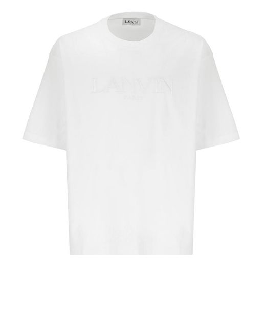 Lanvin White T-Shirts And Polos for men