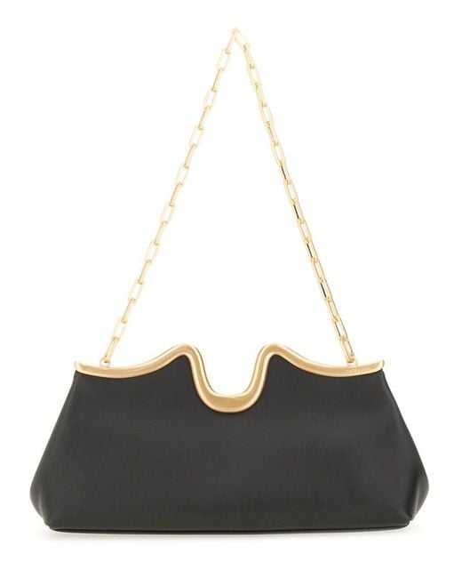 Cult Gaia Black "Valma" Clutch Bag