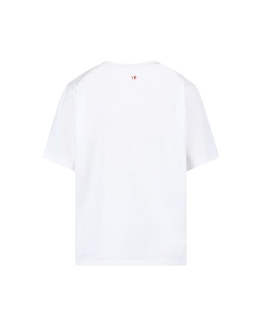 Victoria Beckham White 'Chic, No? T-Shirt