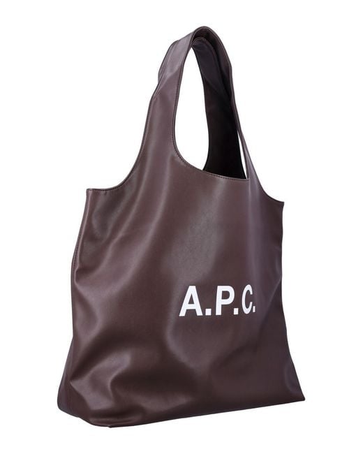 A.P.C. Purple Ninon Tote Bag for men