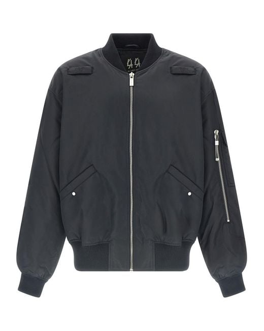 M44 LABEL GROUP Gray 'Profiler' Bomber Jacket for men