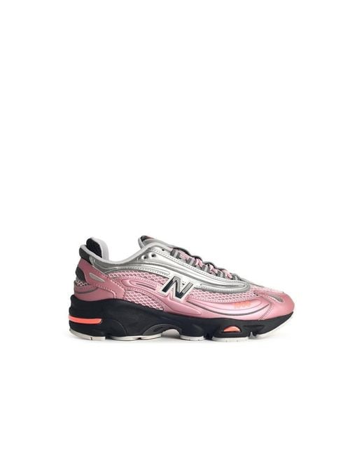 New Balance Pink '1000' Fabric Blend Sneakers