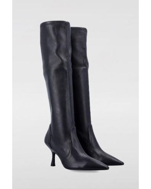 Stuart Weitzman Blue Luxurious Leather Boots For