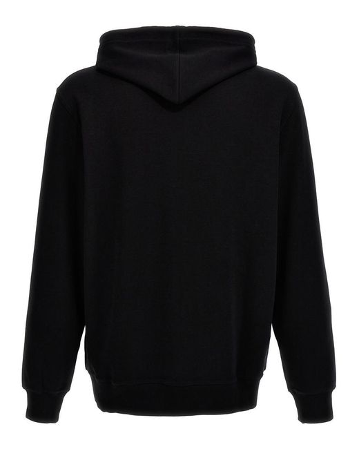 Brunello Cucinelli Black Zip Hoodie Sweatshirt for men