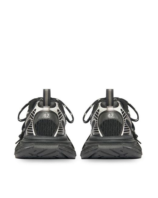 Balenciaga Black 3Xl Mesh-Panel Sneakers