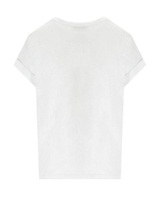 Twin Set White T-Shirt With Logo
