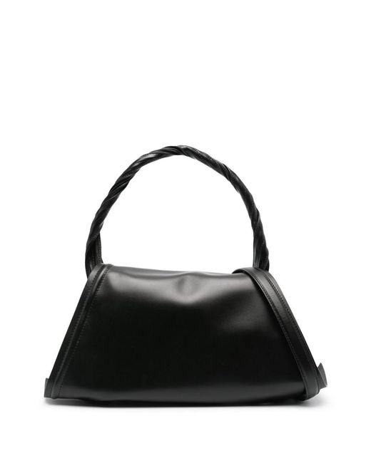 Y. Project Black Wire Leather Handbag