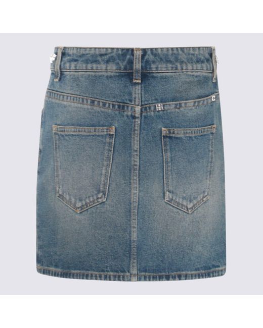 Givenchy Medium Denim Mini Skirt in Blue Lyst