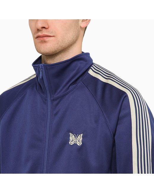 Needles Blue Royal Track Sweatshirt for men
