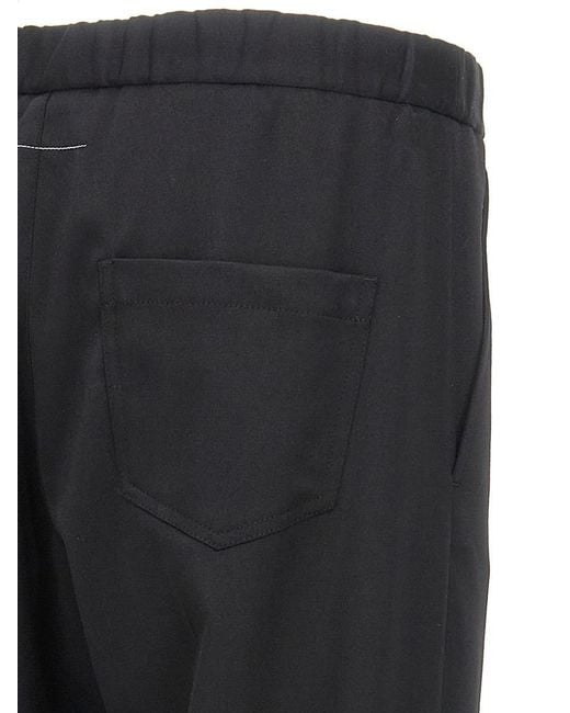MM6 by Maison Margiela Black Wool Pants for men
