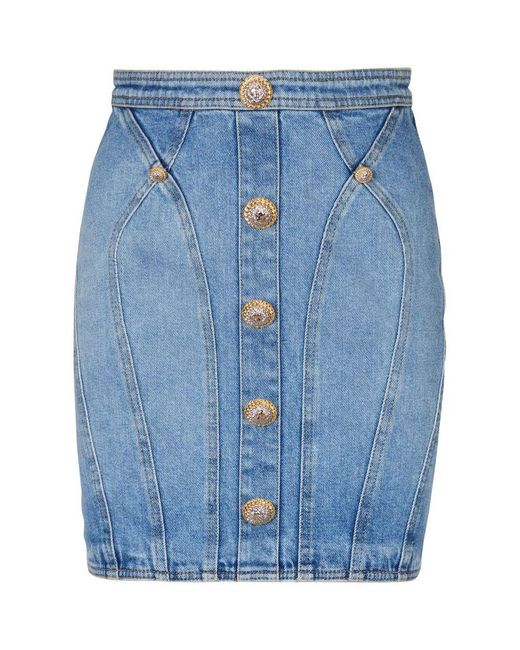 Balmain Blue Skirts
