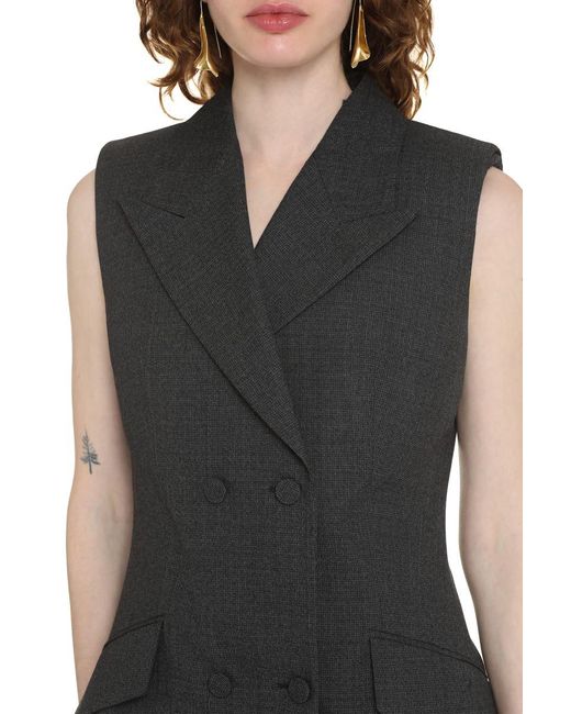 Givenchy Black Double Breasted Blazer Dress